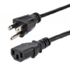 Cable de Poder StarTech de 3 metros (NEMA 5-15P C13, Negro)
