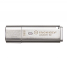 Pendrive Kingston IronKey Locker+ 50 de 32 GB (USB-A 3.2 Gen 1, Plateado)