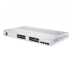 Switch Cisco Business serie 350 de 24 Puertos (Gestionado, Gigabit, L3, SFP, 56 Gbps, QoS)