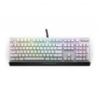 Teclado Gamer Alienware 510K RGB (Switch Cherry MX Red, Inglés, Blanco)