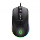 Mouse Gamer GameMax MG3 Black RGB (Sensor SPCP 199, 6.400dpi, Negro)