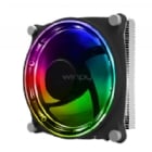 Disipador de Aire GameMax GAMMA 300 Rainbow (Intel/ AMD, PWM, 120mm, 1900RPM, Negro)