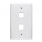 FacePlate Exelink 2 Puertos (Blanco)