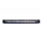 Panel Patch Exelink de 24 Puertos (con Ordenador, Cat6A, Blindado)