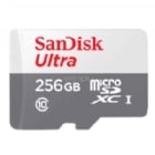 Tarjeta MicroSD SanDisk Ultra de 256GB (hasta 100MB/s, UHS-I, Class 10)