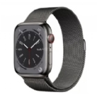 Apple Watch Series 8 de 45mm (OLED, GPS+LTE, Case Acero Inoxidable, Correa Deportiva Grafito)