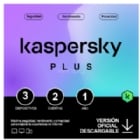 Licencia Antivirus Kaspersky Plus (3 Dispositivos, 2 Cuentas, 1 año, Descargable)