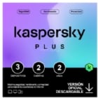 Licencia Antivirus Kaspersky Plus (3 Dispositivos, 2 Cuentas, 2 años, Descargable)