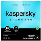 Licencia Antivirus Kaspersky Standard (10 Dispositivos, 2 años, Descargable)
