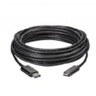 Cable Poly de USB-C a USB-A (25 metros, USB 3.1, Negro)