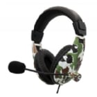 Audífonos Gamer Ultra Army (Jack 3.5mm, Camuflaje Verde)