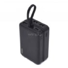 Batería Externa Wesdar S96 de 10.000 mAh (USB-A, USB-C, Negro)