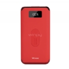 Batería Externa Wesdar WS2 Inalámbrico (10.000 mAh, Rojo)