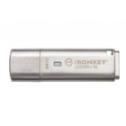 Pendrive Kingston IronKey Locker+ 50 de 64GB (USB-A 3.2 Gen 1, Plateado)