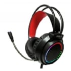 Audífonos Gamer Wesdar GH30 (Jack 3.5mm, LED Multicolor, Negro/Rojo)