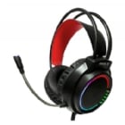 Audífonos Gamer Wesdar GH30 (Jack 3.5mm, LED Multicolor, Negro/Rojo)