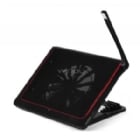 Cooler Notebook Wesdar Pad con Linterna (Hasta 17“, Negro)