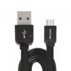 Cable Wesdar T15 de USB-A a micro USB (1 metro, Negro)