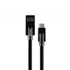 Cable Wesdar T28 de USB-A a microUSB (1 metro, Negro)