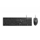 Kit Teclado + Mouse Philips SPT6254 (Español, Negro)