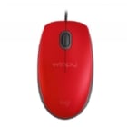 Mouse Logitech M110 Silent (1000dpi, 3 Botones, Rojo)