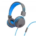 Audífonos Bluetooth JLab Jbuddies Studio para Niños (Jack 3.5mm, Gris/Azul)