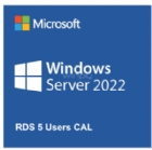 Pack CAL Microsoft Windows Server 2022 ROK de HPE (CAL, 5 Users, Multi-Idioma, LTU)