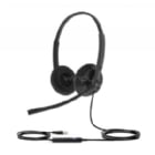 Audífonos Yealink UH34 Lite Dual certificado para Teams (USB, Negro)
