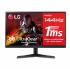 Monitor Gamer LG UltraGear de 24“ (IPS, Full HD, 144Hz, 1ms, HDR, DPort+HDMI, FreeSync, Vesa)