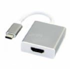 Adaptador USB-C a HDMI GTC Ribbon (Windows/MAC, Full HD, Blanco)