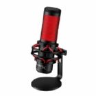 Micrófono Gamer HyperX QuadCast (USB, Anti-Vibraciones, Negro/Rojo)