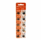 Blister Pilas Botón Maxell LR44 (10 unidades, 1.5V)