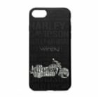 Funda Protectora Harley-Davison para Iphone 7 (Negro/Letras)