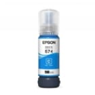 Botella de Tinta Epson T574 para EcoTank L8050/ L18050 (70ml, Cian)