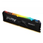 Memoria RAM Kingston Fury Beast RGB de 32GB (DDR4, CL16, 3200MHz, DIMM)
