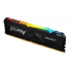 Memoria RAM Kingston Fury Beast RGB de 16GB (DDR4, CL16, 3200MHz, DIMM)