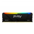 Memoria RAM Kingston FURY Beast RGB de 8GB (DDR4, 3600MHz, CL17, 1.35V, DIMM)