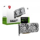 Tarjeta de Video MSI GeForce RTX 4070 Ventus 2X White OC de 12GB GDDR6X