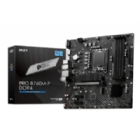 Placa Madre MSI PRO B760M-P (LGA1700, DDR4 2133/4800+ MHz, M.2 x2, MicroATX)