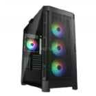 Gabinete Gamer Cougar Duoface Pro RGB (E-ATX, Vidrio Templado, 4 Ventiladores, Negro)