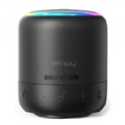 Parlante Bluetooth Soundcore Mini 3 Pro (Sonido 360, IPX7, LED multicolor, Negro)