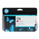 Cartucho de Tinta HP Designet 738 (130 ml, Magenta)