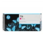 Cartucho de Tinta HP Designet 738 (300 ml, Magenta)