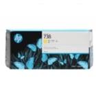 Cartucho de Tinta HP Designet 738 (300 ml, Amarillo)