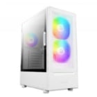 Gabinete Gamer Antec NX410 White (ATX, Vidrio Templado, 3 Ventiladores ARGB)