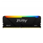 Memoria RAM Kingston FURY Beast RGB de 16GB (DDR4, 3600MHz, CL18, DIMM)