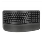 Teclado Logitech Wave Keys (Bluetooth/ Dongle USB, Español, Grafito)
