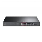 Switch TP-Link TL-SL1218MP  (16 x 10/100 (PoE+) + 2 x 10/100/1000 + 2 x Gigabit SFP )