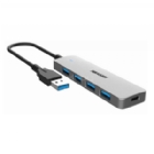 Adaptador Multipuerto HUB Hikvision DS401 USB 3.0 (USB-C, USB 3.0 x4)
