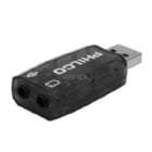 Adaptador Audio/Mic Philco de USB a Jack 3.5mm (Audio / Mic)